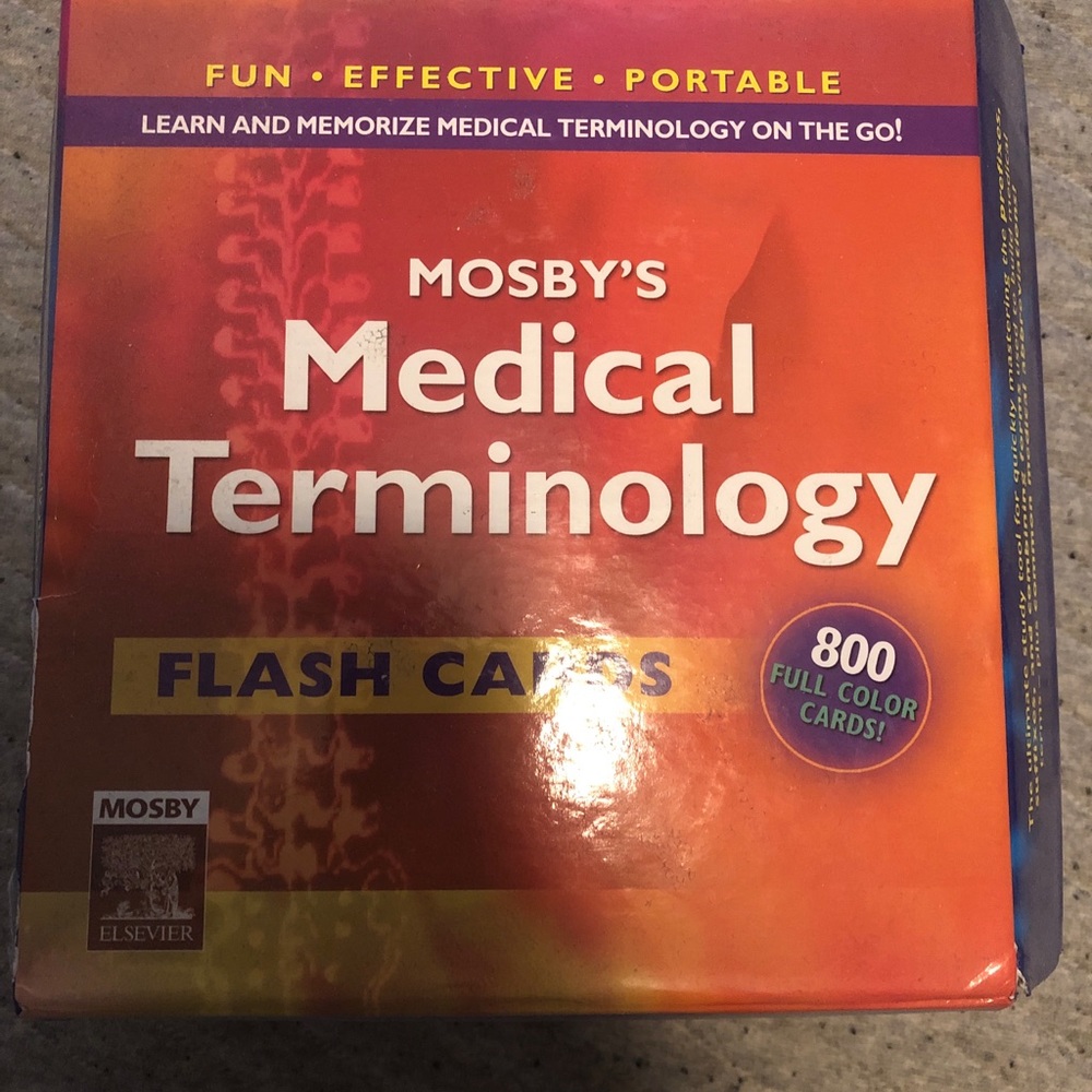 Mosby’s Medical Terminology flash cards